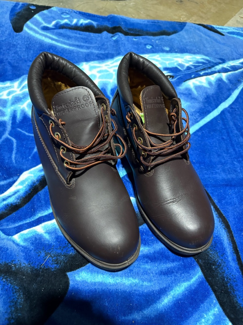Timberland 1973 Newman Waterproof Chukka boots in brown leather Size 9.5